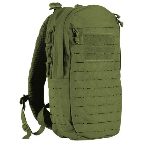 Highlander Cobra Rucksack mit einem Tragegurt Olivgrün