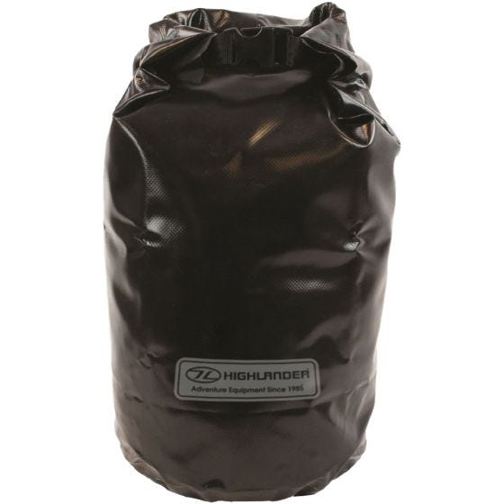 Highlander Dry Bag Small Wasserdichter Packsack Schwarz