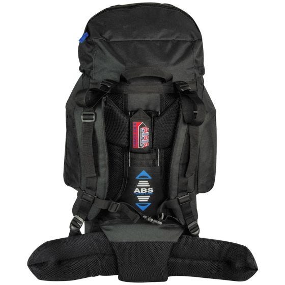 Highlander Rambler 66 Rucksack Schwarz/Blaugrün