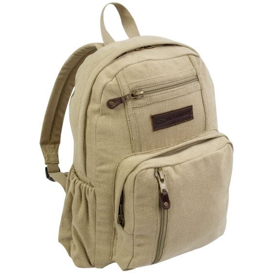 Highlander Salem Canvas-Rucksack 18 l Beige