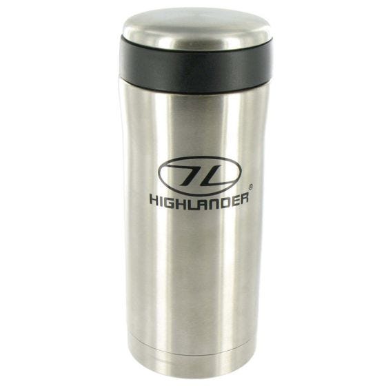 Highlander Abgedichteter Thermo-Becher Silberfarben