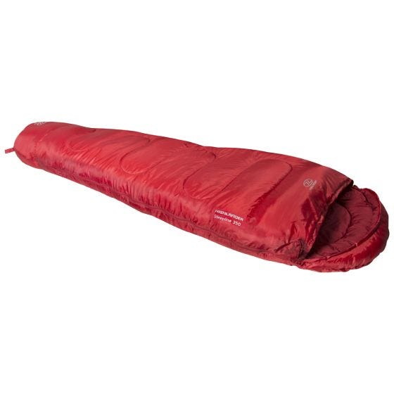 Highlander Sleepline 350 Mumienschlafsack Rot