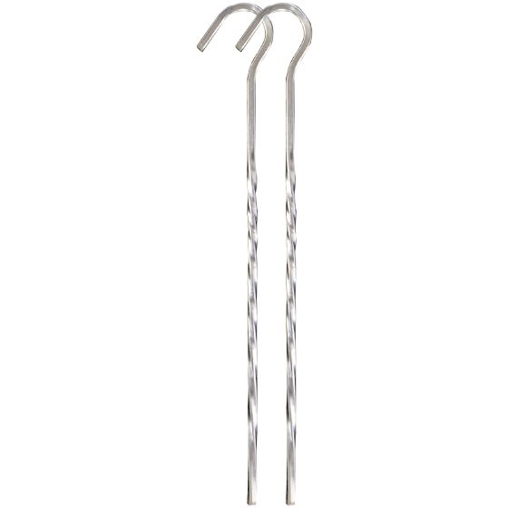Highlander 18cm Heringe aus gedrehtem Stahl 10 Stück