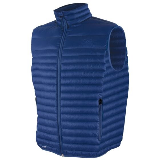 Highlander Uist Herren isolierte Weste Navy