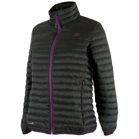 Highlander Damen Daunenjacke Schwarz