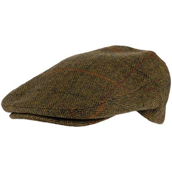Jack Pyke Schiebermütze aus Wolle-Mix Tweed Brown