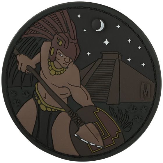 Maxpedition Patch Aztekenkrieger Leuchtend im Dunkeln