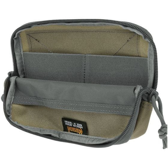 Maxpedition 5" x 7" Reißverschlusstasche mit Klettrückseite Khaki Foliage