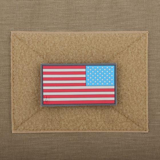Maxpedition Patch Flagge der Vereinigten Staaten spiegelverkehrt Groß Farbig
