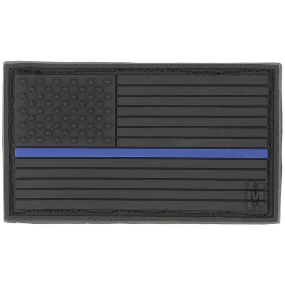 Maxpedition Patch Flagge der USA mit Thin Blue Line (Polizisten) Klein
