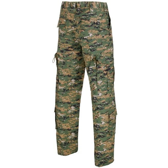MFH ACU Einsatzhose aus Ripstop-Gewebe Digital Woodland