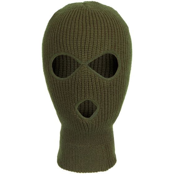 MFH 3-Loch-Sturmhaube aus Acryl OD Green