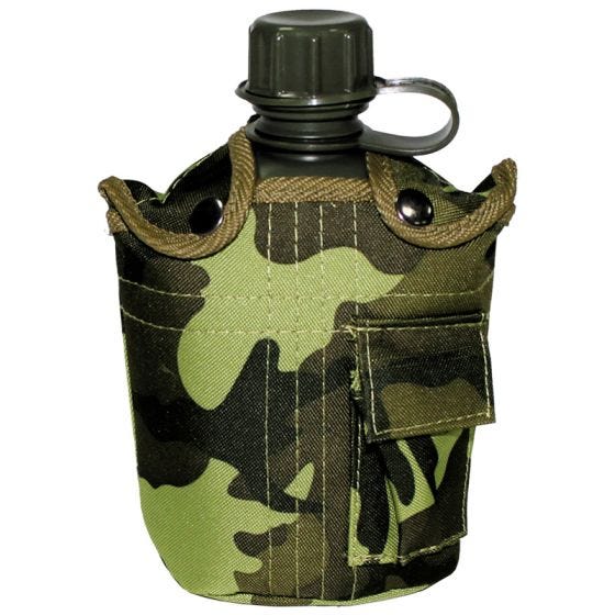 MFH US Style Feldflasche Czech Woodland