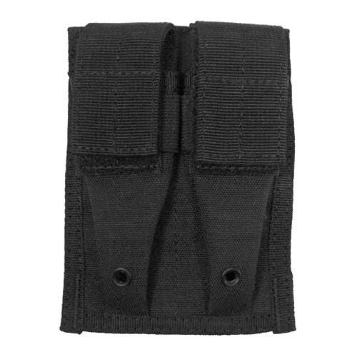 MFH 9mm Kleine Doppel-Magazintasche mit MOLLE-Befestigungssystem Schwarz