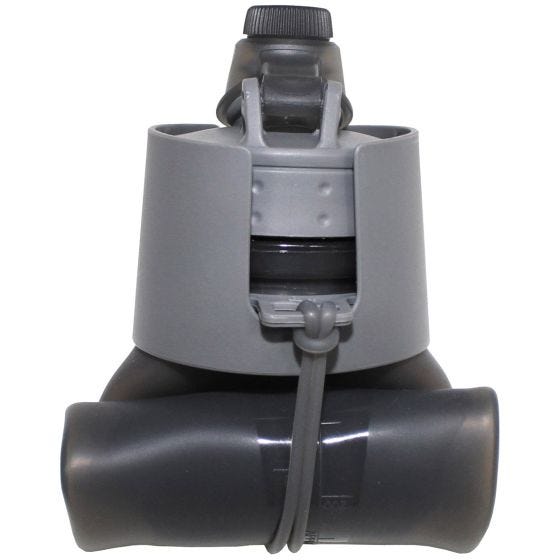 Fox Outdoor Trinkflasche zum Zusammenrollen Grau