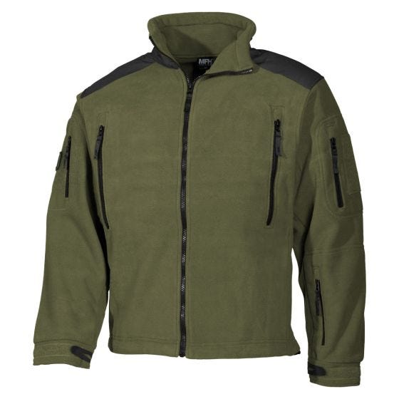 MFH Heavy Strike Fleece-Jacke OD Green