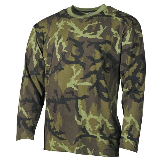 MFH Langarm-Shirt Czech Woodland