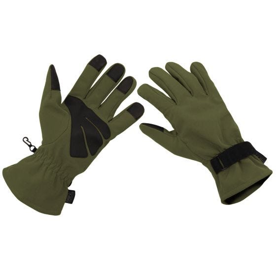 MFH Softshell Handschuhe - Oliv