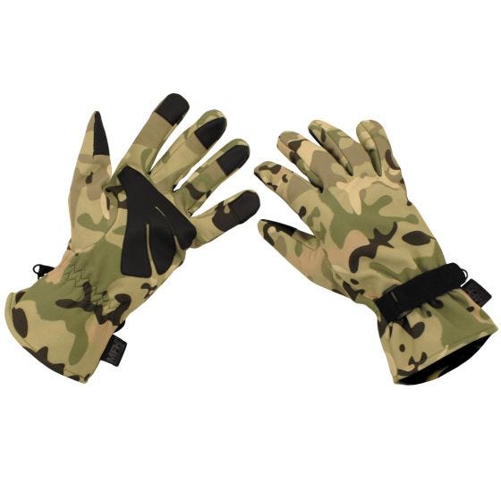 MFH Softshell Handschuhe - Operation Camo