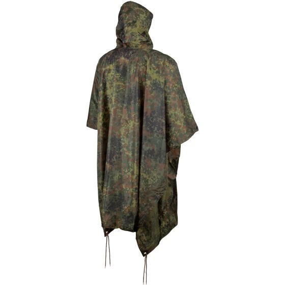 MFH US Poncho aus Ripstop Flecktarn