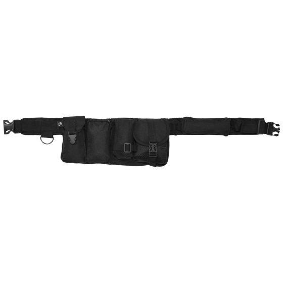 MFH Hüftgurt 6 Taschen Schwarz