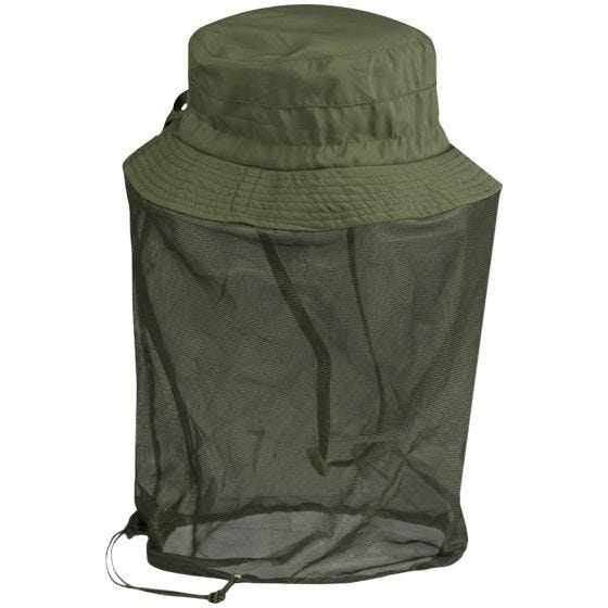 Mil-Tec Boonie Hat mit Moskitonetz Olivgrün
