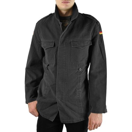 Mil-Tec BW Moleskin-Jacke Schwarz