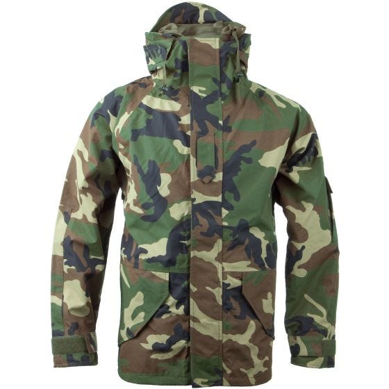 Mil-Tec Trilaminat-Nässeschutzjacke Woodland