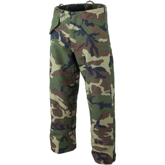 Mil-Tec Trilaminat-Nässeschutzhose Woodland