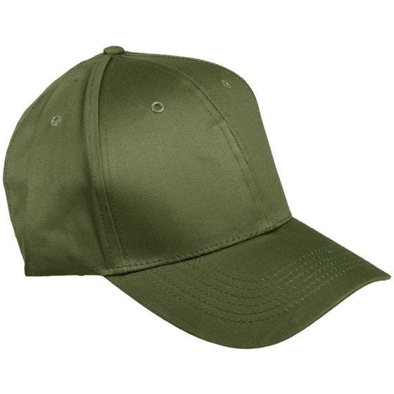 Mil-Tec Basecap mit Kunststoffverschluss Oliv