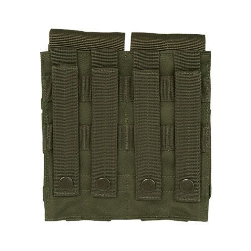 Mil-Tec M4/M16 Doppel-Magazintasche mit MOLLE-Befestigungssystem Oliv