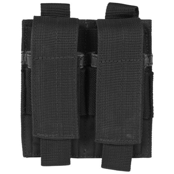 Mil-Tec Doppel-Magazintasche für Pistolenmagazine Schwarz