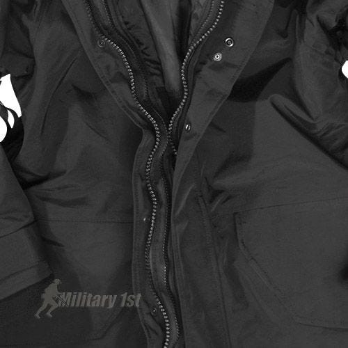 Mil-Tec ECWCS Jacke mit Fleece Schwarz