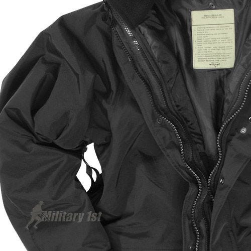 Mil-Tec ECWCS Jacke mit Fleece Schwarz