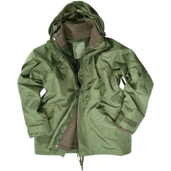 Mil-Tec ECWCS Jacke mit Fleece Oliv