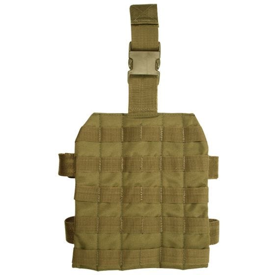 Mil-Tec MOLLE-Beinplatte Coyote