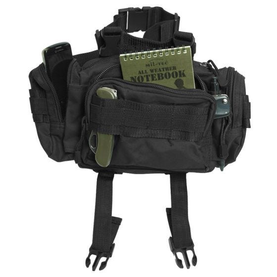Mil-Tec Modular System Gürteltasche Schwarz