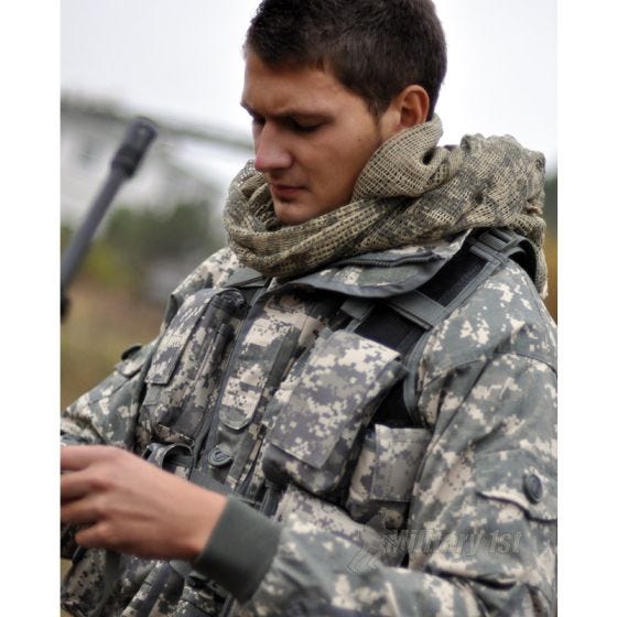 Mil-Tec Netzschal Flecktarn