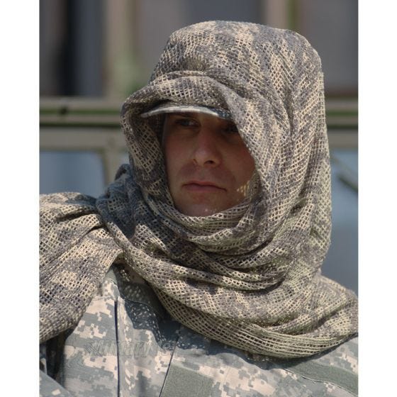 Mil-Tec Netzschal Flecktarn