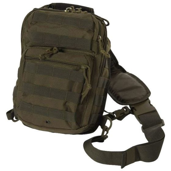 Mil-Tec One Strap Assault Pack Small Einsatzrucksack mit einem Träger Oliv