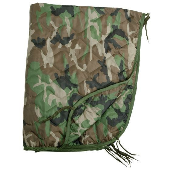 Mil-Tec Poncho-Futter Woodland
