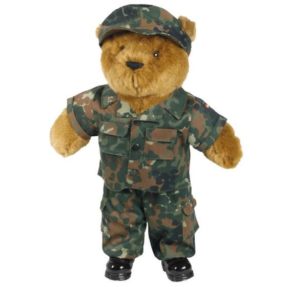 Mil-Tec Teddybär-Uniform Flecktarn Groß