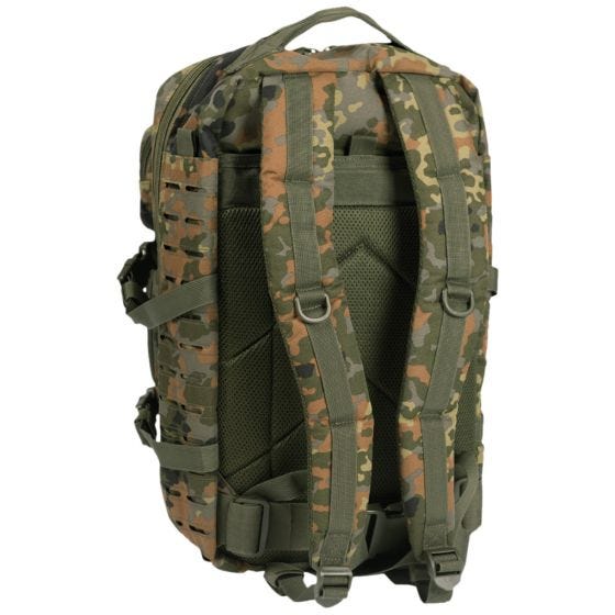 Mil-Tec US Assault Pack Laser Cut Large Einsatzrucksack Flecktarn