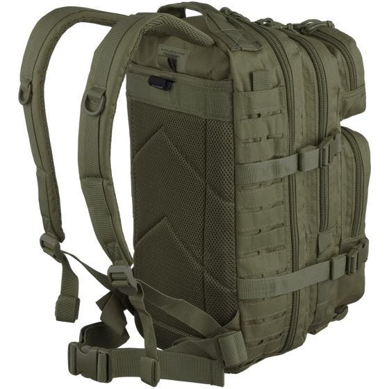 Mil-Tec US Assault Pack Laser Cut Small Einsatzrucksack Oliv