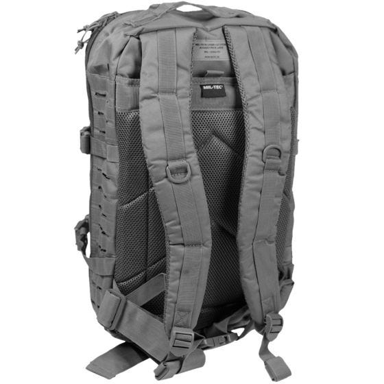 Mil-Tec US Assault Pack Laser Cut Large Einsatzrucksack Urban Grey