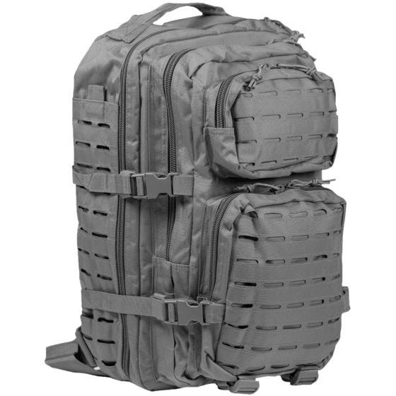 Mil-Tec US Assault Pack Laser Cut Large Einsatzrucksack Urban Grey