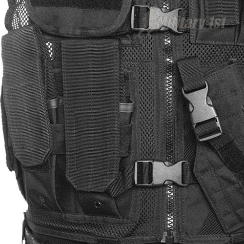 Mil-Tec USMC Taktische Weste Schwarz