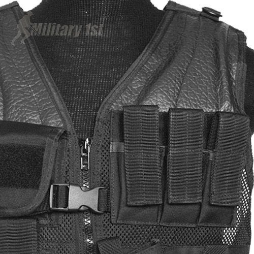 Mil-Tec USMC Taktische Weste Schwarz