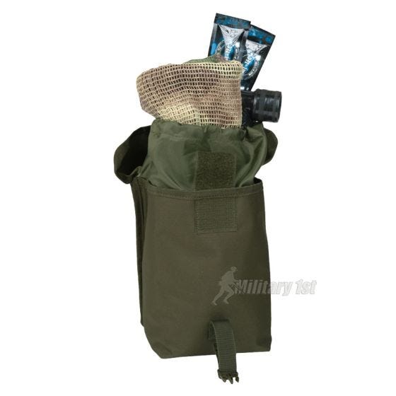 Mil-Tec Mehrzwecktasche mit MOLLE-Befestigungssystem Oliv Groß