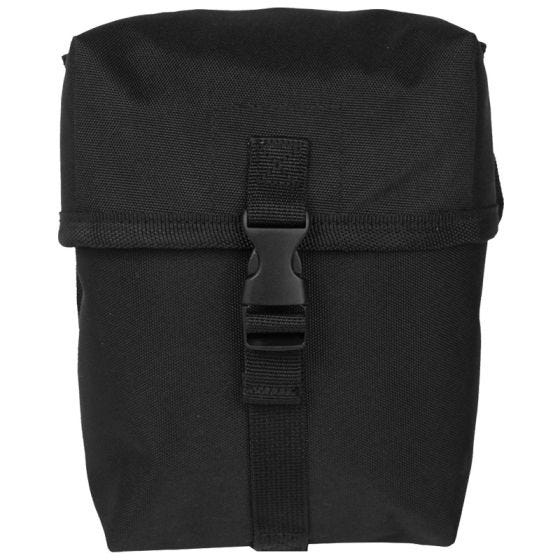 Mil-Tec Mehrzwecktasche mit MOLLE-Befestigungssystem Schwarz Mittelgroß